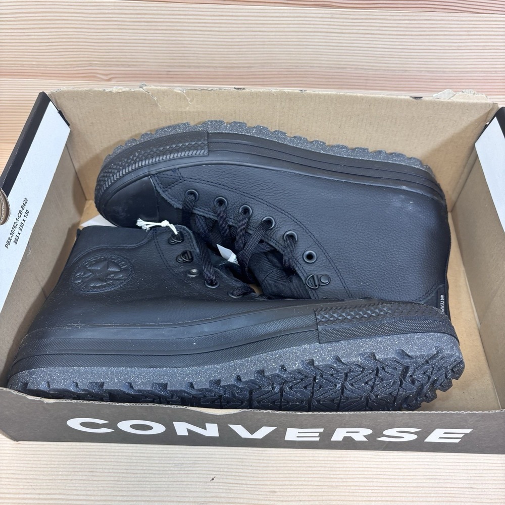 Converse Chuck Taylor All Star City Trek Black Waterproof Boot A04481C Men Sz 11